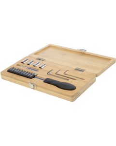 Rivet 19-teiliges Werkzeugset aus Bambus und recyceltem Kunststoff