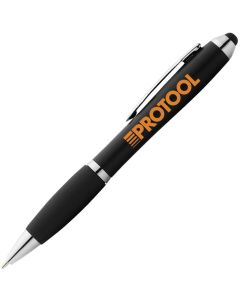 Nash Stylus bunter Kugelschreiber mit schwarzem Griff