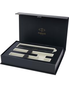 Parker IM achromatisches Kugelschreiber- und Tintenroller-Set mit Geschenkbox
