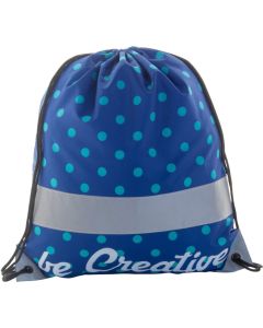 Reflektor-Turnbeutel CreaDraw Reflect, inkl. vollflächigem Sublimationsdruck