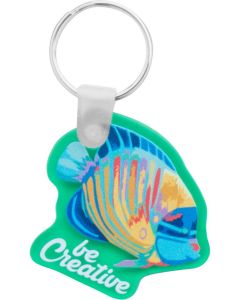 Schlüsselanhänger in Sonderform CreaFob, inkl. UV LED-Digitaldruck