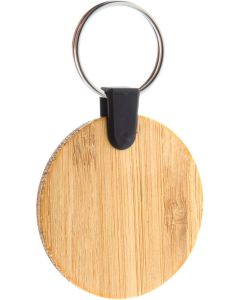 Bambus-Schlüsselanhänger, rund Bambry