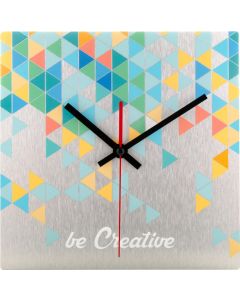 Wanduhr BeTime Alu B, inkl. UV LED Druck