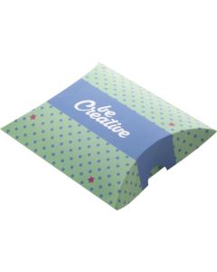 Tablettenschachtel CreaBox Pillow S, inkl. Druck