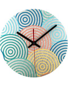 Wanduhr BeTime Alu D, inkl. UV LED Druck