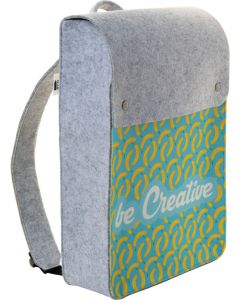 individueller RPET Rucksack CreaFelt Back II