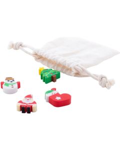 Weihnachts-Radierer-Set Sommaroy