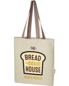 Rainbow 180 g/m² recycelte Tragetasche 5L