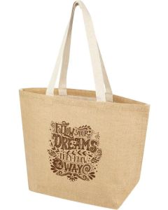 Juta 300 g/m² Jute Tragetasche 12 L