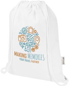 Oregon Blend 140 g/m² GRS-recycelter Turnbeutel 5 L