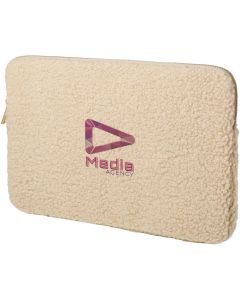 Bear 13" GRS-recycelte Sherpa Laptophülle 2 L