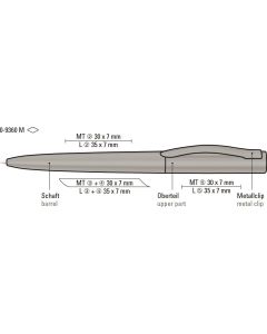 Uma Drehkugelschreiber Titan One M