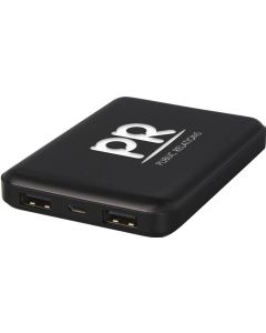 Gleam 5000 mAh ultraflache, Leuchtlogo Powerbank