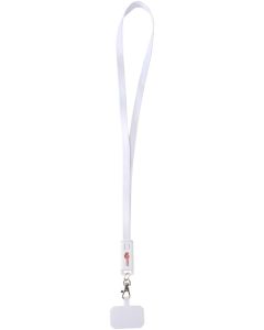 Franz 5 in 1 Lanyard Kabel aus recyceltem Kunststoff für Smartphones mit integrierter Datensynchronisierung und 65 W Schnellladefunktion