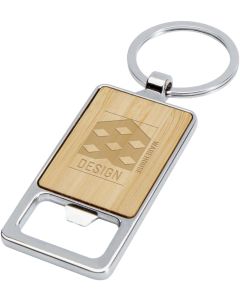 Snapper Schlüsselanhänger aus Bambus mit Flaschenöffner