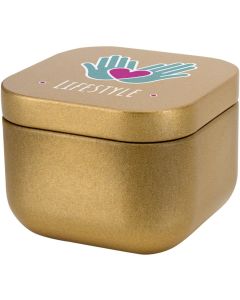 Tindra Quadratische Zinnkerze mit Vanille Duft