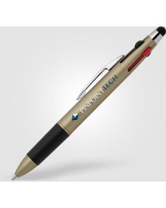 Quattro Softy Metallic Multi-Tinten Kugelschreiber - mit Stylus