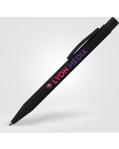 Bowie All Black Kugelschreiber - inkl. Werbedruck