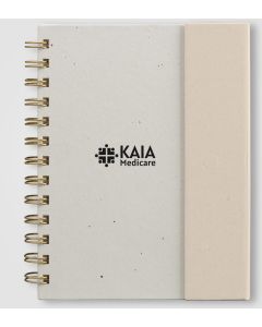 Halden Organiser mit Spiralbindung, Haftnotizen und FSC-Papier - B6 - inkl. Werbedruck