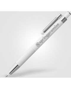 Lisbon Kugelschreiber mit Fidget-Funktion und Stylus aus recyceltem Aluminium - inkl. Werbedruck