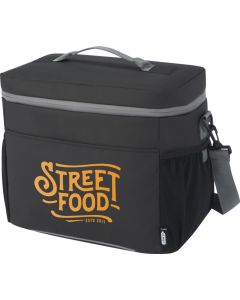 Aqua wasserabweisende Kühltasche für 20 Dosen aus GRS Recyclingmaterial 22 L