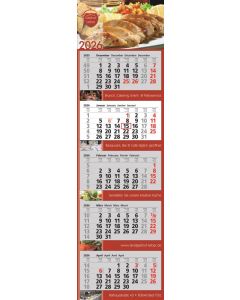 5 Monats-Wandkalender Premium 5, 4-sprachig