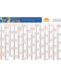 Wandplaner Comfort, 14 Monate