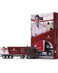 Bausatz in Geschenkverpackung Sattelschlepper ohne Parkplatz