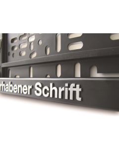 Kennzeichen-Verstärker Evolution 3 - mit erhabener Schrift