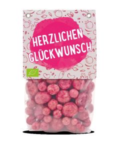 Landgarten Bio Himbeeren in Beerenschokolade - inkl. Werbedruck