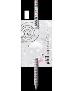 PHIL - Bleistift mit Ansteckkarte klein