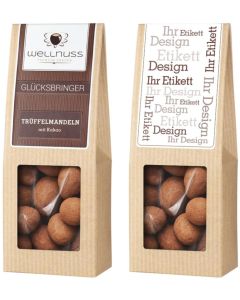 Trüffelmandeln mit Kakao