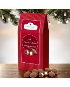 Maxi Faltschachtel - Weihnachts Edition - Trüffelmandeln mit Kakao
