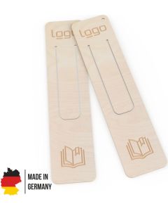 Lesezeichen Bookworm - inkl. Lasergravur