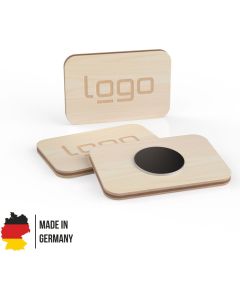 Kühlschrankmagnet rechteckig - FSC® Holz - inkl. Lasergravur
