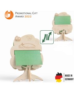 TreeMinder® Z Haftnotiz-Zettelspender - FSC® Holz - inkl. Lasergravur