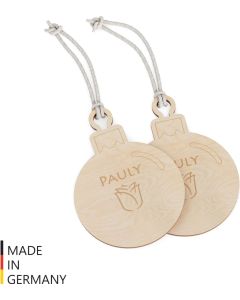 Weihnachtsbaumanhänger Christbaumkugel - FSC® Holz - inkl. Lasergravur