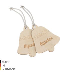 Weihnachtsbaumanhänger Glöckchen - FSC® Holz - inkl. Lasergravur