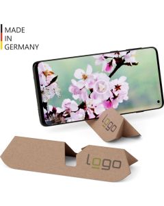 Handyständer fold-n-hold® Maxi - FSC® Holz - inkl. Digitaldruck
