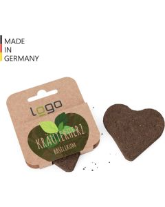 Bio Kräuterherz - Samen nach Wahl - inkl. Digitaldruck