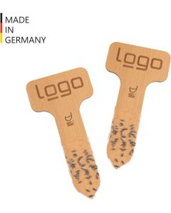 Bio Kräuter-Pflanzstäbchen - Samen nach Wahl - inkl. Lasergravur