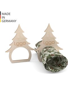 Serviettenring Tannenbaum 4-er Set - FSC® Holz - inkl. Lasergravur