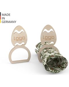 Serviettenring Osterei 4-er Set - FSC® Holz - inkl. Lasergravur