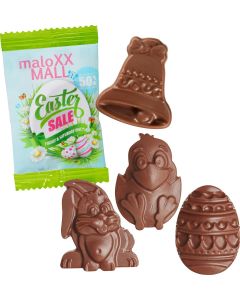 Oster Schoko-Figuren in konventioneller Folie