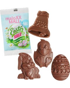 Oster Schoko-Figuren in konventioneller Folie