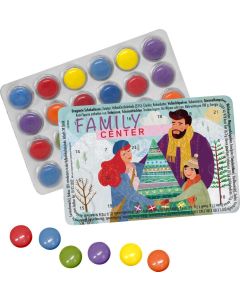 Kleinster (Advents-)Kalender der Welt mit Schokolinsen