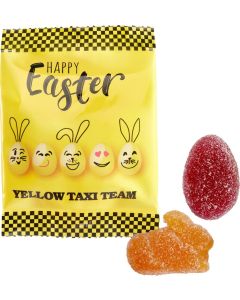 Veganes Ostergelee in konventioneller Folie