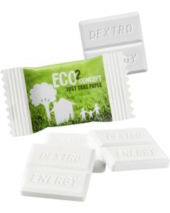 DEXTRO ENERGY* im Papierflowpack