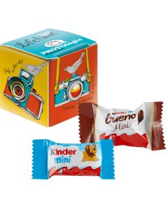Mini Promo-Würfel mit Kinder Schokolade
Mini & Kinder bueno
Mini Mix