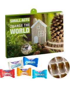 Premium Präsent-Adventskalender Eco mit Milka Zarte Momente